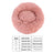 Semi-enclosed shell cat bed in soft plush, full product photo