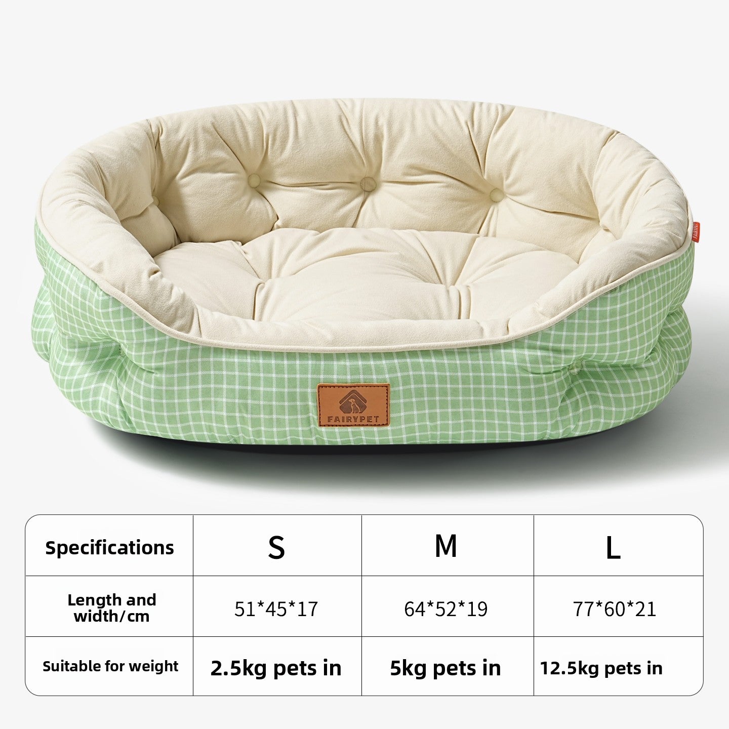 Fluffy all-season dog bed with raised sides in soft colours, photo 13