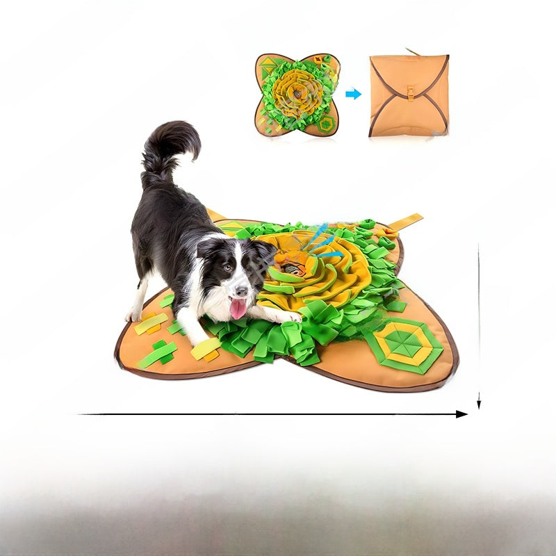 Dog puzzle snuffle mat for slow feeding and mental stimulation - view 30