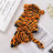 Four leg tiger costume for small dogs and cats