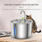 304 Stainless Steel Pet Water Fountain, 2.2L Circulating Dispenser with Filter System