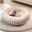 Round Plush Calming Bed for Dogs, Cats and Rabbits, 40-120cm