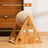 Sisal cat scratching ball on a wooden stand, photo 7 of 7