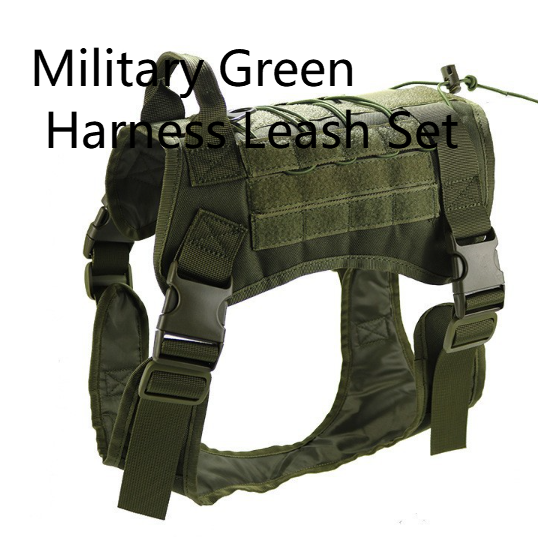 Tactical nylon dog harness for medium and large dogs, main product photo