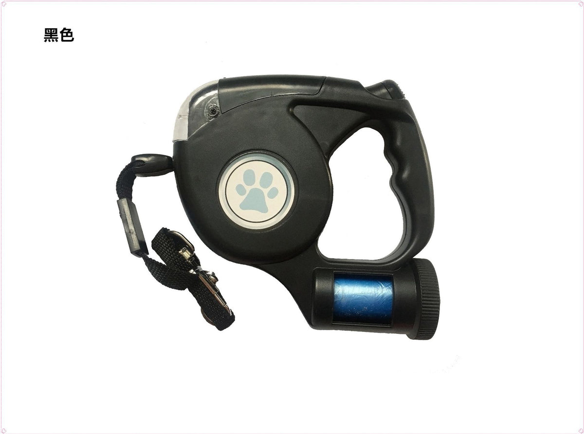 LED retractable dog lead with waste bag dispenser, product image 6