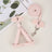 Adjustable nylon harness and lead set for cats in pink