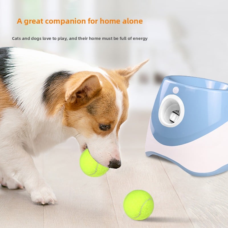 Automatic Tennis Ball Throwing Machine for Cats and Play