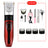 Cordless Dog Hair Clippers with Guide Combs, Low Noise Trimmer Kit