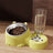 Dual Bowl Pet Feeder with Anti-Knock Base and Raised Neck Protection Design