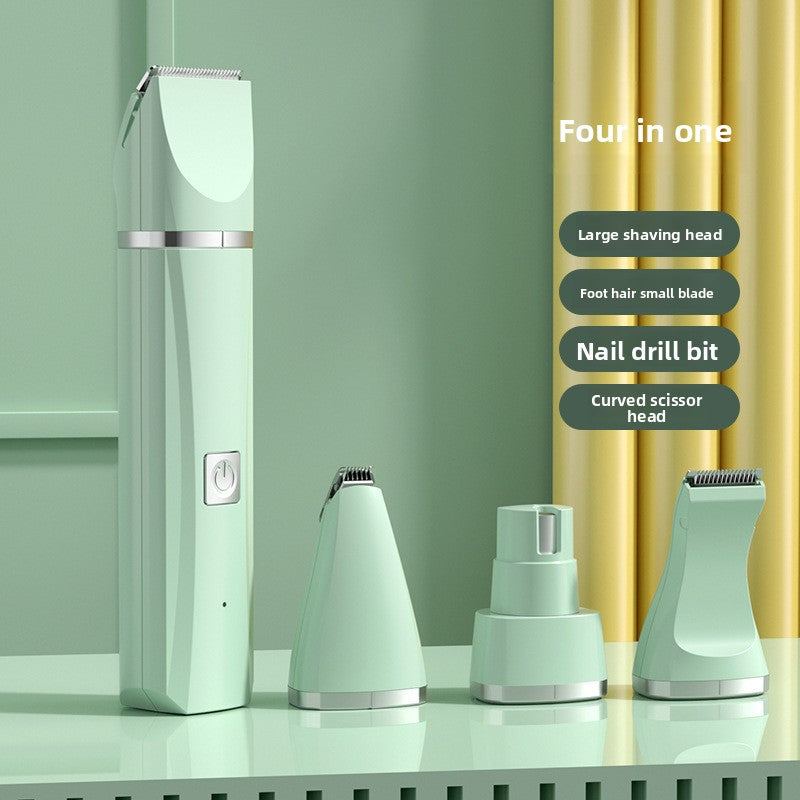 Quiet Cordless Clipper Kit with 4 Guide Combs, Oil and Cleaning Brush