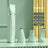 Quiet Cordless Clipper Kit with 4 Guide Combs, Oil and Cleaning Brush