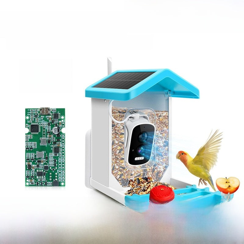 Outdoor camera bird feeder for garden birds, detail photo 4