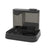 2-in-1 Gravity-Fed Pet Feeder and Water Dispenser Compatible with Standard Bowls