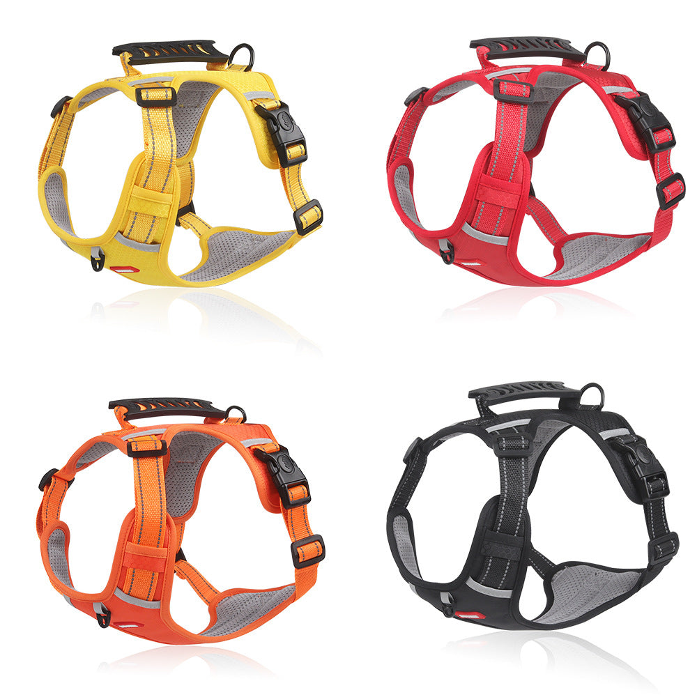 Adjustable burst-resistant dog harness, ideal for everyday use