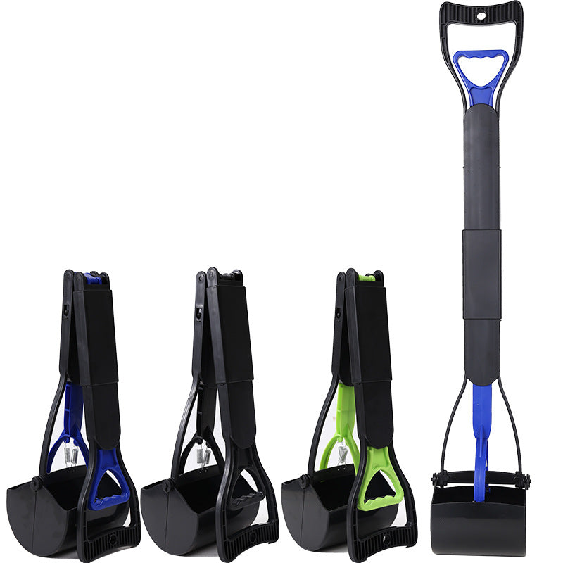 Foldable Long Handle Pet Poop Scooper with 80cm Reach