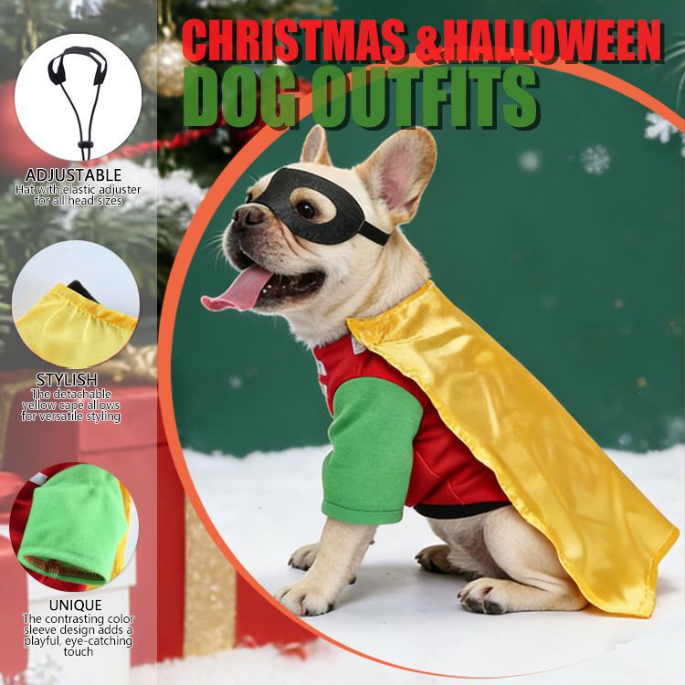 Funny clown and wizard dog costume, available in 18 styles, image 1