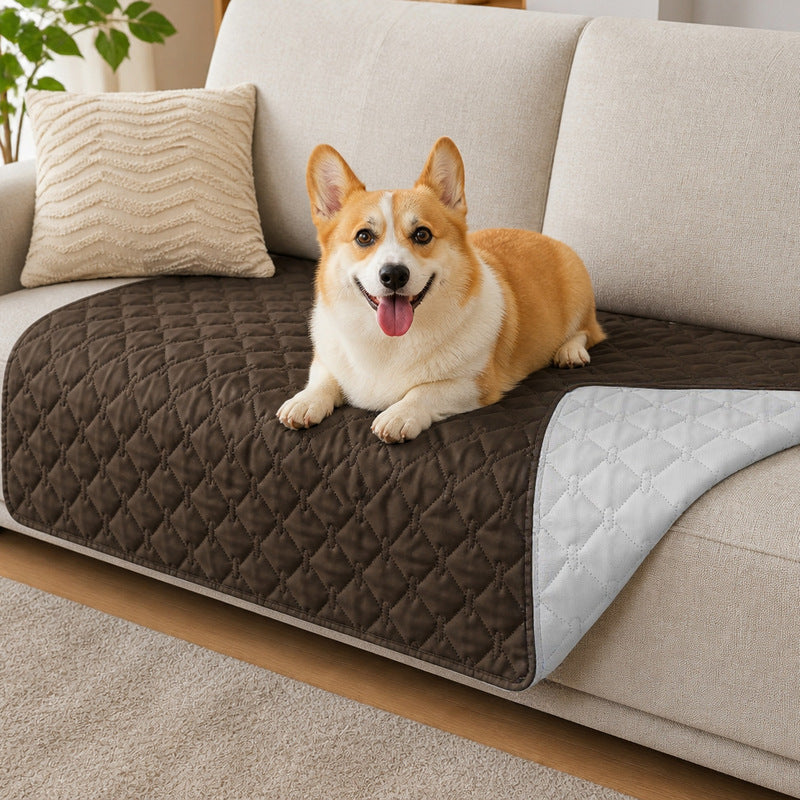 Hair-resistant furniture protector for dogs in Dark Grey, product gallery photo
