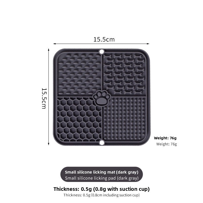 Silicone Slow Feeder Mat for Cats and Dogs