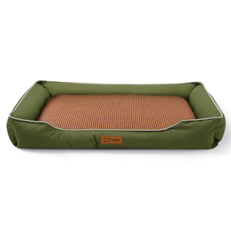 Waterproof Oxford dog bed with raised edges and soft base, photo 88