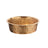 Gold stainless steel pet bowl with football pattern and non slip base, view 8