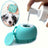 Silicone Dog Bath Brush with Shampoo Dispenser, Soft Massage Bristles