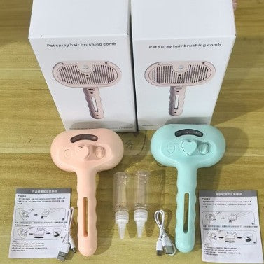 Spray Detangling Comb with Massage Pins for Dogs and Cats