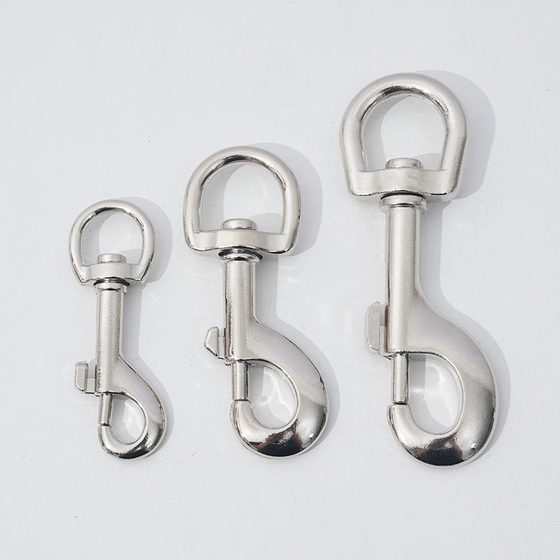 Zinc alloy 360 degree swivel clip for dog leads, product image 1