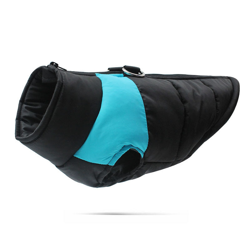 Windproof padded winter dog coat, available in 4 colours, sizes Small to 5XL, image 6