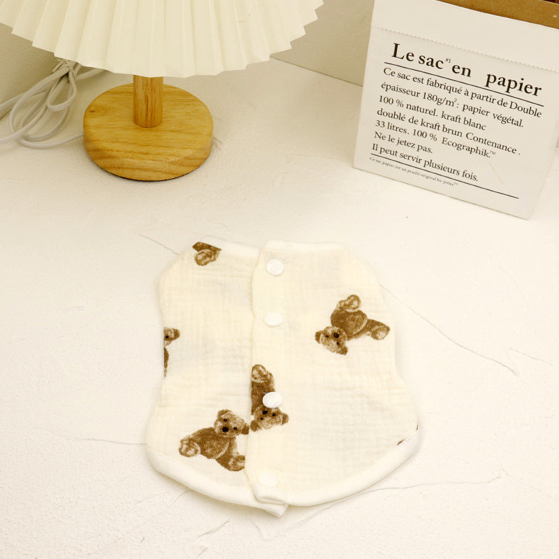 Crepe summer dog vest, available in 13 styles, image 87