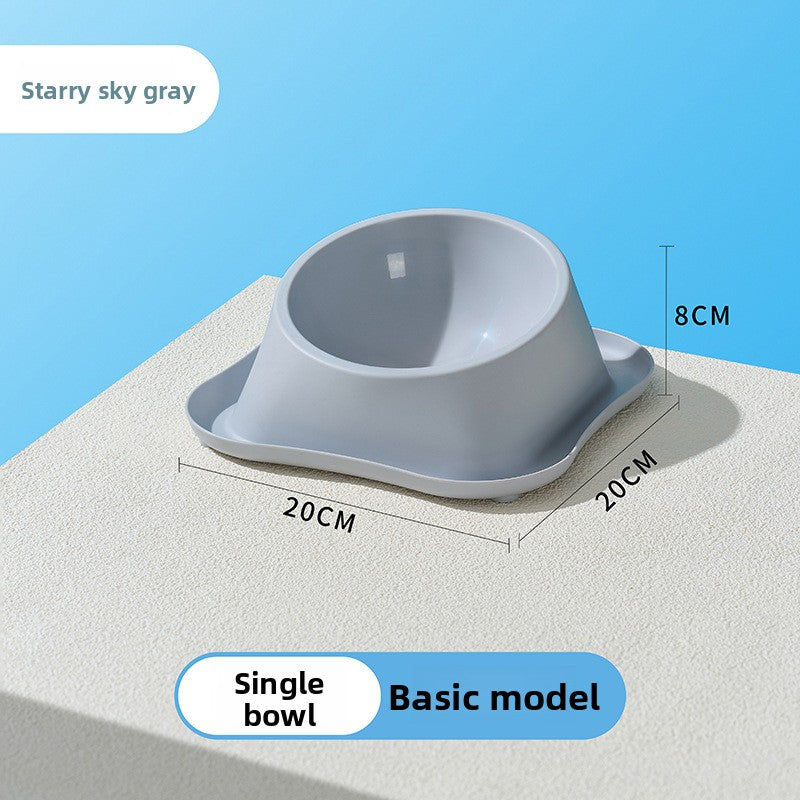 Anti-Spill Pet Food Bowl with Stainless Steel Insert