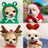 Small dog in a green frog fleece hooded jumper