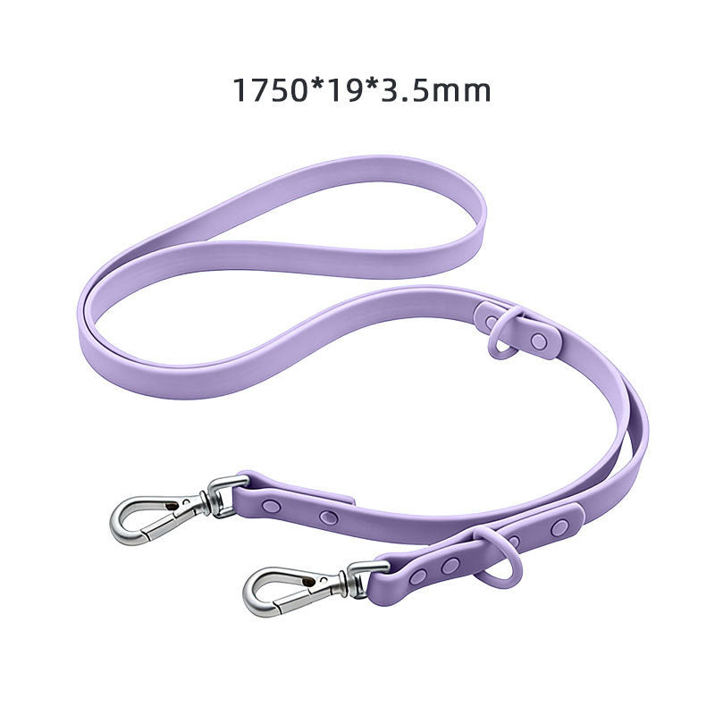 Personalised silicone pet collar with letters, main product photo
