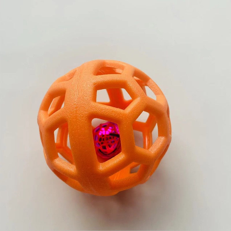 TPR dog chew ball with bell 9cm in four colours - photo 9