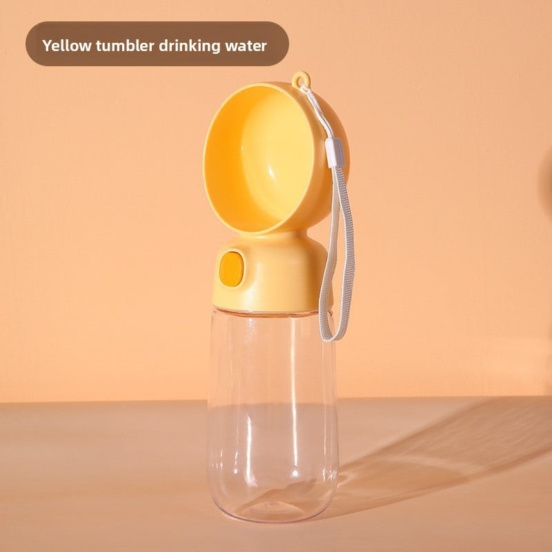 Portable Non-Wet Mouth Pet Water Cup in PP and PC with Drinking Head, 300ml to 565ml