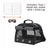 Green breathable bird carrier shoulder bag with mesh windows, view 13