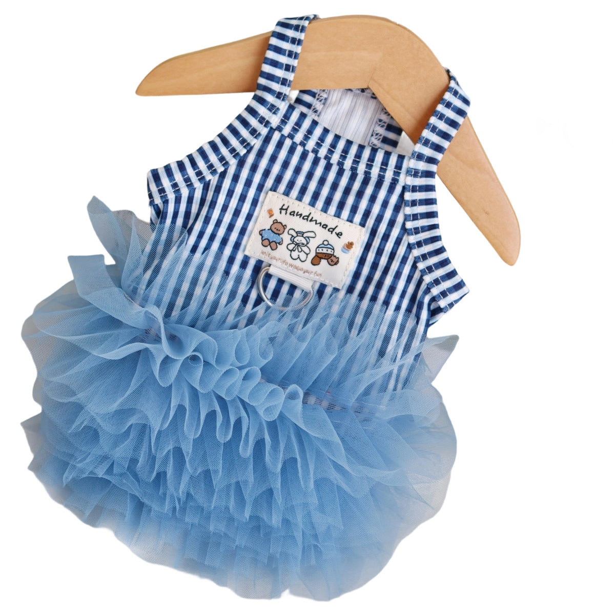 Striped mesh tutu dress for dogs and cats, in Striped Tutu, image 5