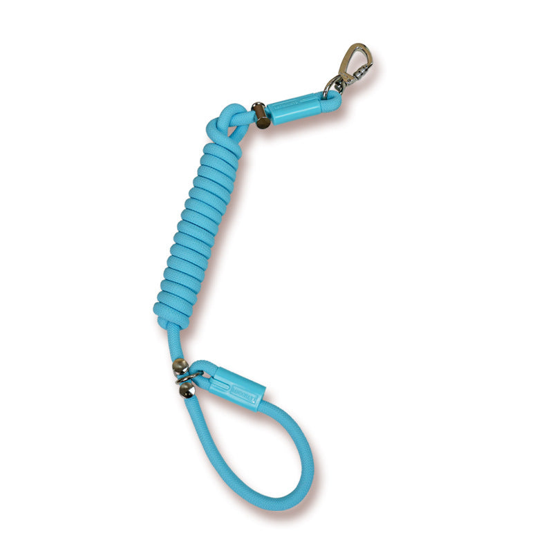Adjustable crossbody rope dog lead, available from Pet Royale UK