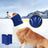Dog wearing a grey noise muffling ear cover snood