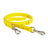 Wipe clean PVC dog collar and lead set shown in several colour options