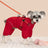 Windproof four leg dog coats in five colours