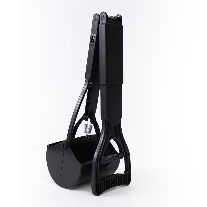 Foldable Long Handle Pet Poop Scooper with 80cm Reach