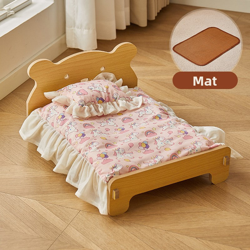 Small dog and cat cushion bed up to 15kg, product gallery photo