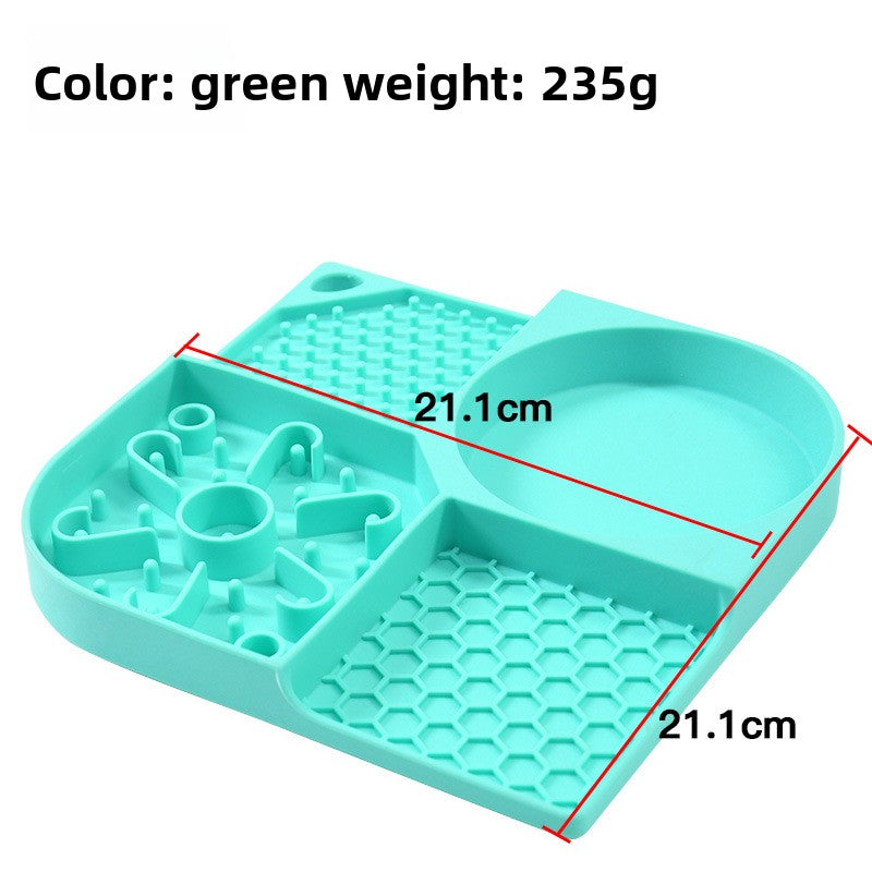 Silicone slow feeder lick mat for dogs and cats, photo 7 of 24