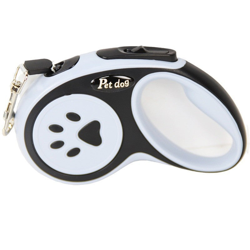 Retractable dog lead with ergonomic handle in 5 colour options