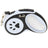 Retractable dog lead with ergonomic handle in 5 colour options