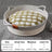 Woven rattan cat bed with soft cotton pad in grey