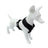 Black reflective anti-escape dog harness with headwear, product image 5