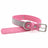 Rhinestone nylon collar for dogs and cats in Purple, side view
