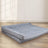 Light grey large dog sofa bed with bolster sides and removable cover, photo 15
