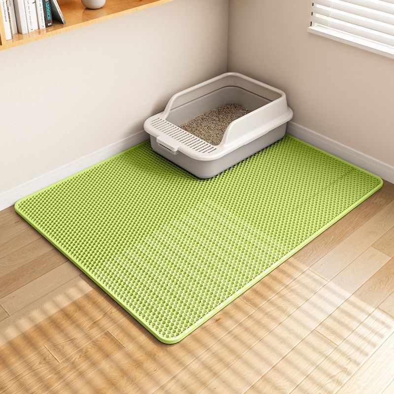 Washable Honeycomb Cat Litter Mat, Double Layer Trapper